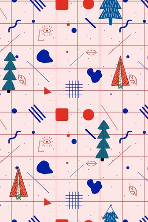 几何印花华亿平台图片