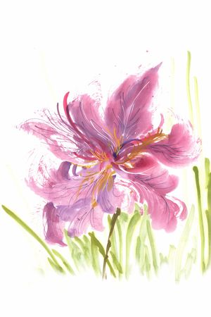 手绘印花华亿平台图片