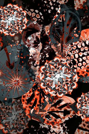 几何印花华亿平台图片