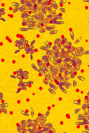 手绘印花华亿平台图片