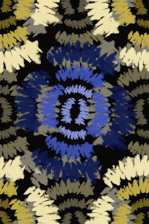 抽象花卉印花华亿平台图片