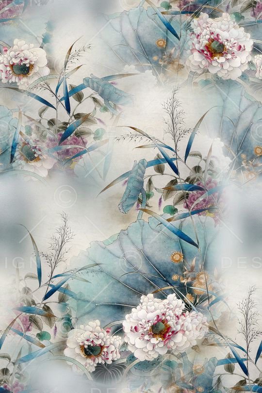 真丝印花华亿平台图片