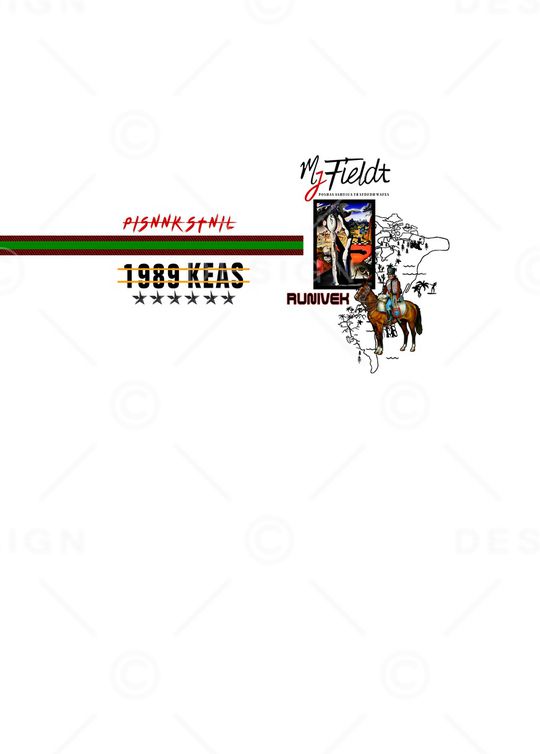 字母条纹五角星印花华亿平台图片