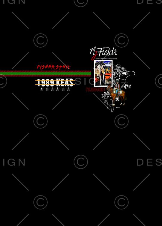 字母条纹五角星印花华亿平台图片