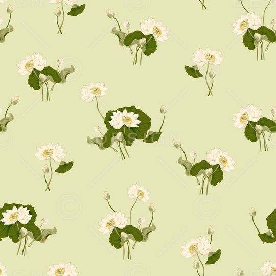 荷花印花华亿平台图片