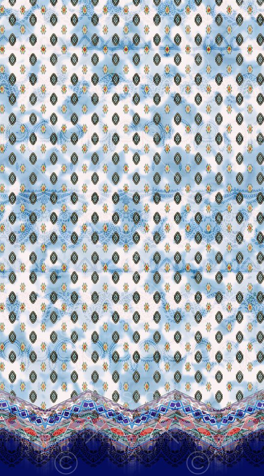 波西米亚印花华亿平台图片