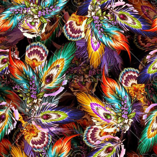 抽象印花华亿平台图片