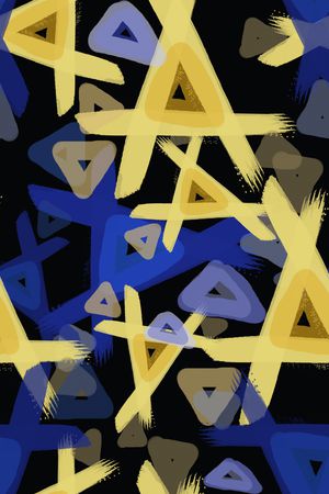 三角形印花华亿平台图片