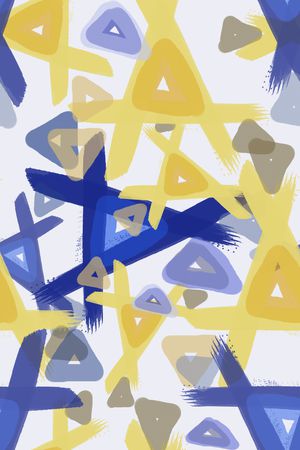 三角形印花华亿平台图片