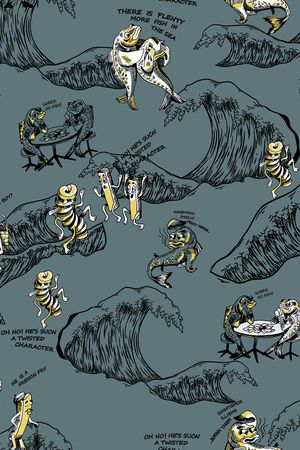 休闲印花华亿平台图片