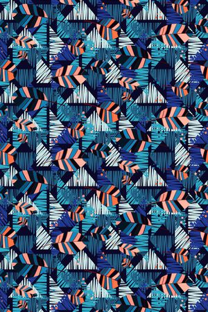 几何印花华亿平台图片