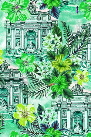 时尚印花华亿平台图片