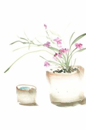 手绘印花华亿平台图片