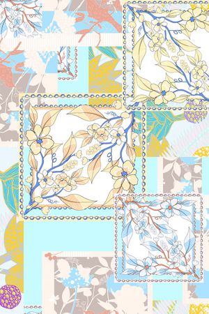 几何印花华亿平台图片