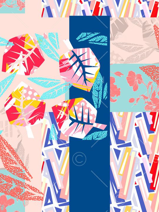 几何印花华亿平台图片