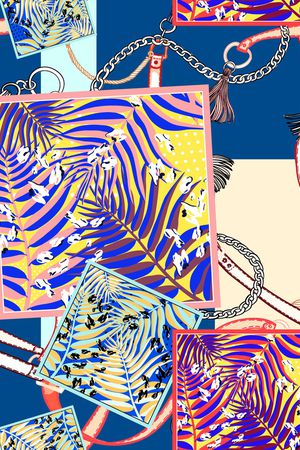 几何印花华亿平台图片