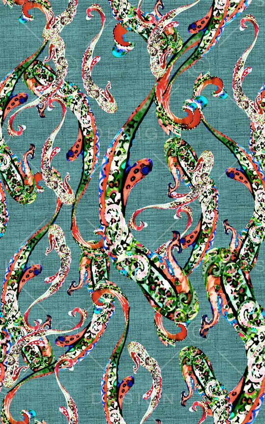 佩斯利印花华亿平台图片