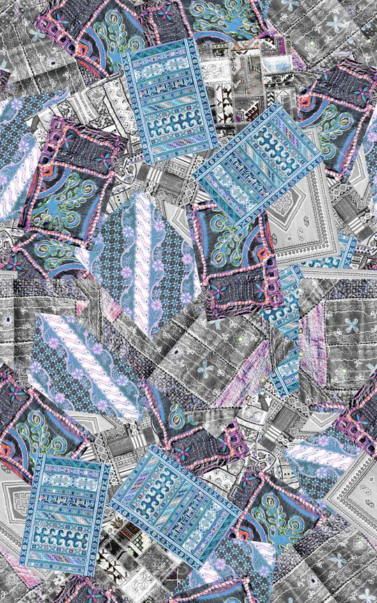 几何印花华亿平台图片