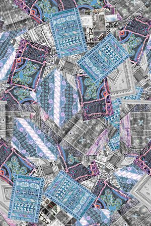 几何印花华亿平台图片