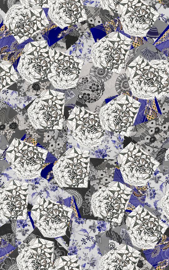 几何印花华亿平台图片