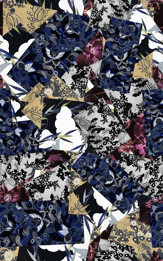 几何印花华亿平台图片