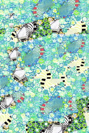 几何印花华亿平台图片