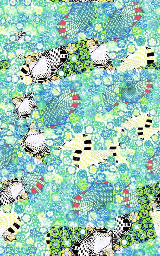 几何印花华亿平台图片