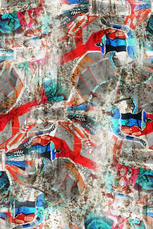 抽象印花华亿平台图片