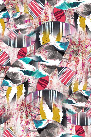 抽象印花华亿平台图片