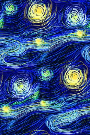 油画效果印花华亿平台图片