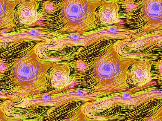 油画效果印花华亿平台图片