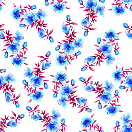 小清新印花华亿平台图片