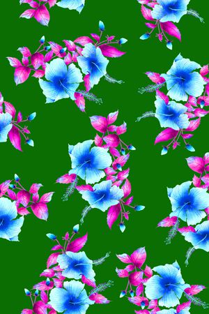 小清新印花华亿平台图片