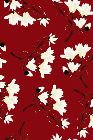 散点花卉印花华亿平台图片