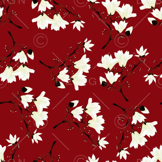 散点花卉印花华亿平台图片