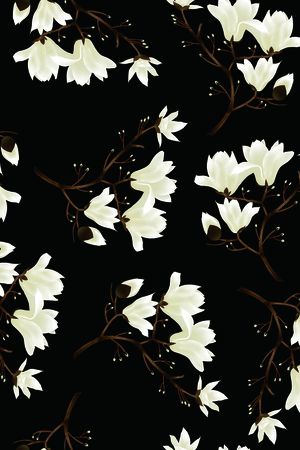 散点花卉印花华亿平台图片