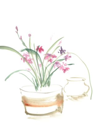 手绘印花华亿平台图片