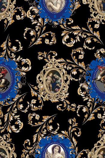 大牌风印花华亿平台图片