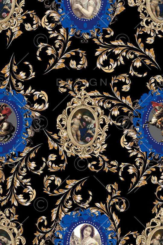 大牌风印花华亿平台图片