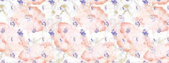 水彩花卉印花华亿平台图片