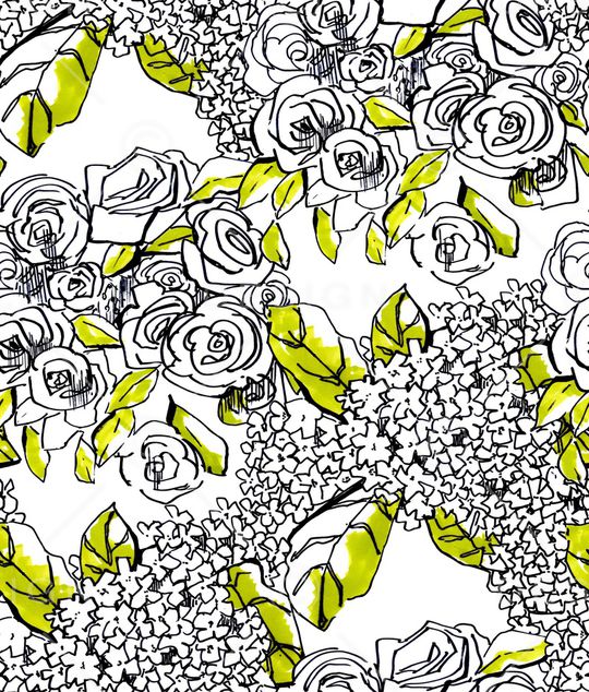 签字笔花印花华亿平台图片