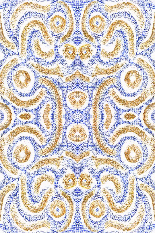 印象派印花华亿平台图片