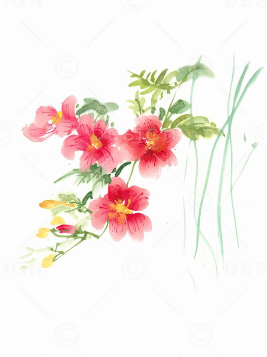 手绘印花华亿平台图片