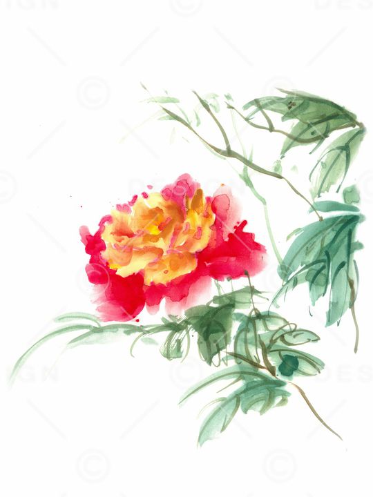 手绘印花华亿平台图片