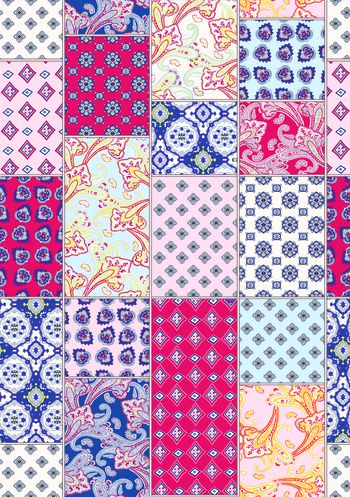 古典花纹印花华亿平台图片