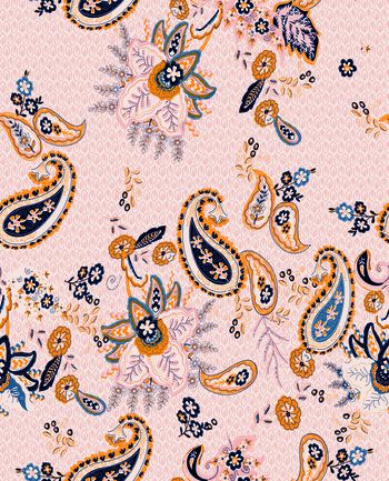 古典花纹印花华亿平台图片