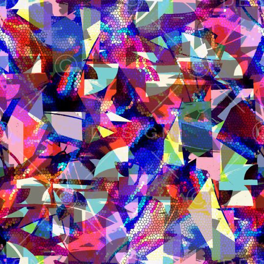 几何印花华亿平台图片