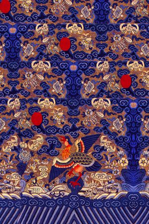 复古印花华亿平台图片