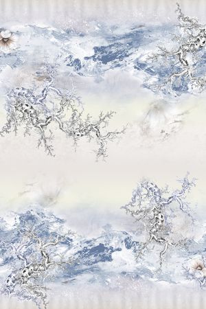 树枝印花华亿平台图片