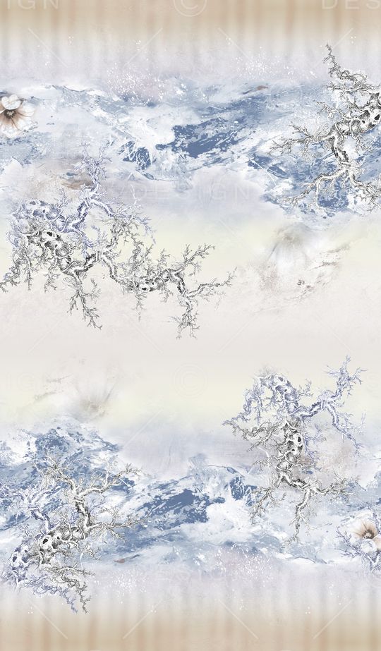 树枝印花华亿平台图片